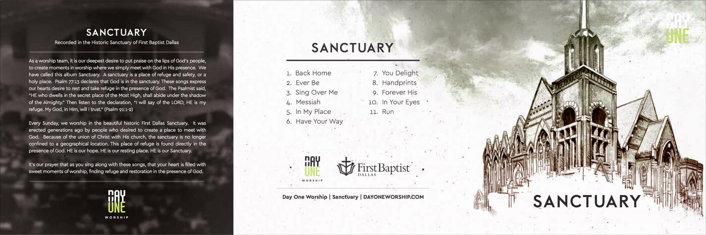 Sanctuary Album Booklet Detail